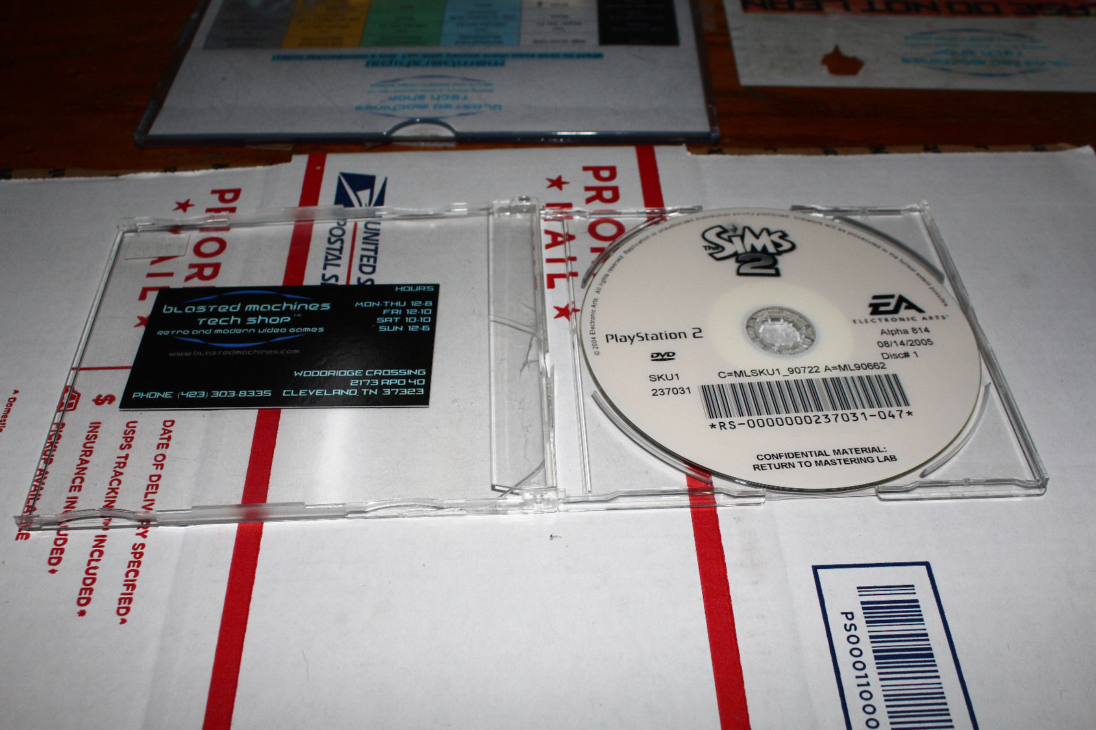 Photo of the prototype disc from the Ebay listing. The disc has, among other things, "Alpha 814" on the label. Photo of the prototype disc from the Ebay listing. The disc has, among other things, "Alpha 814" on the label.