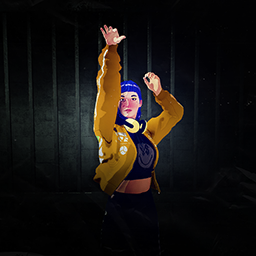 Graphic render of a pose called Kobe (added with Volume 4 update), codenamed as Kobe Graphic render of a pose called Kobe (added with Volume 4 update), codenamed as Kobe
