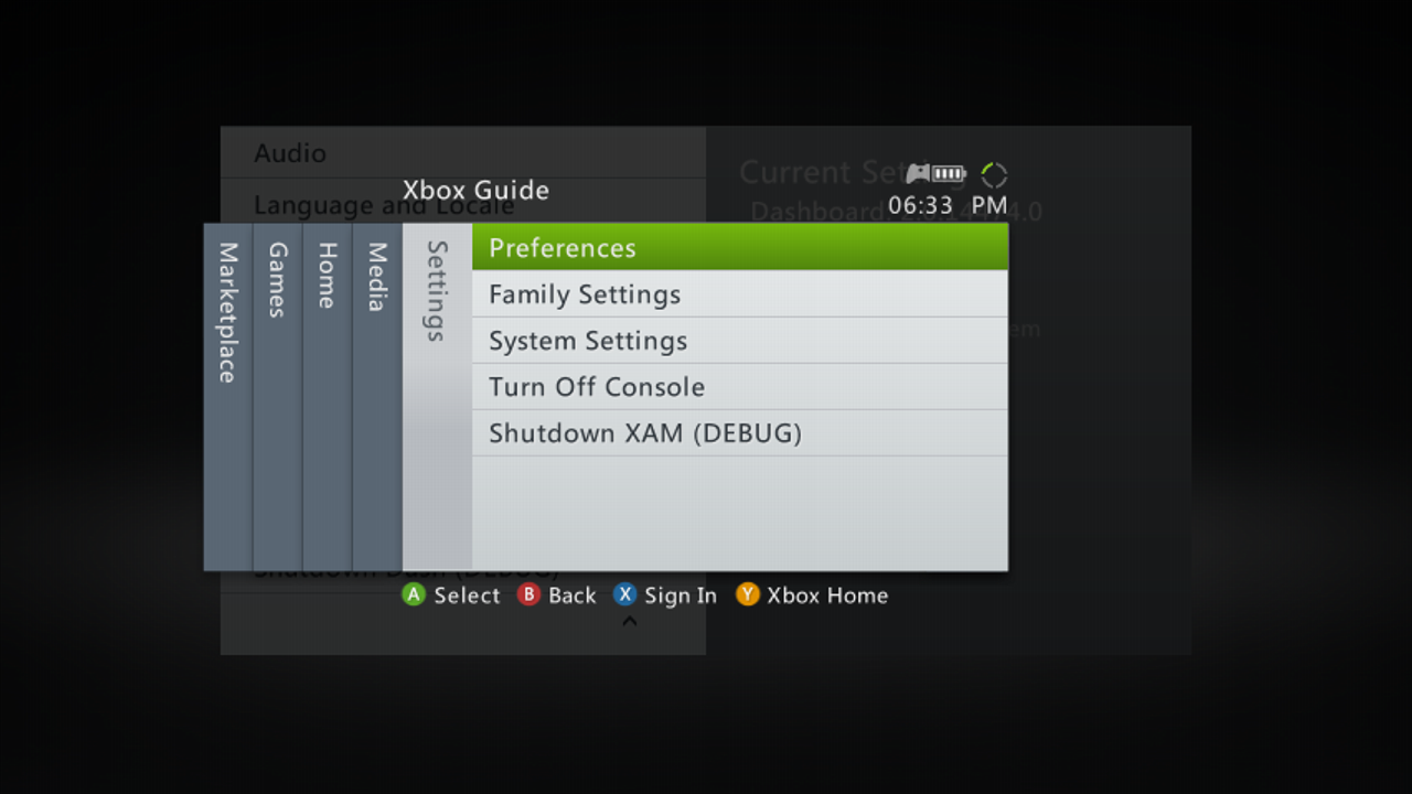Guide (Settings Tab) Guide (Settings Tab)