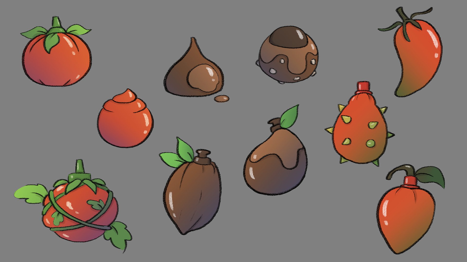 Various "fruits" Various "fruits"