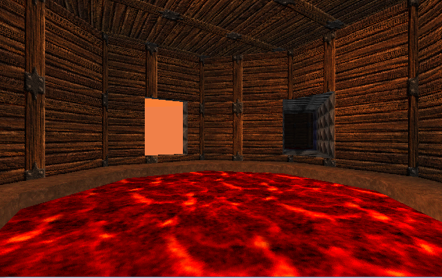 Another lava room, but this one has orange lighting that seems to rotate a bit. Another lava room, but this one has orange lighting that seems to rotate a bit.