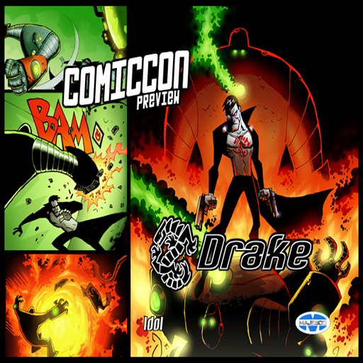 Comic Con demo title screen. Comic Con demo title screen.