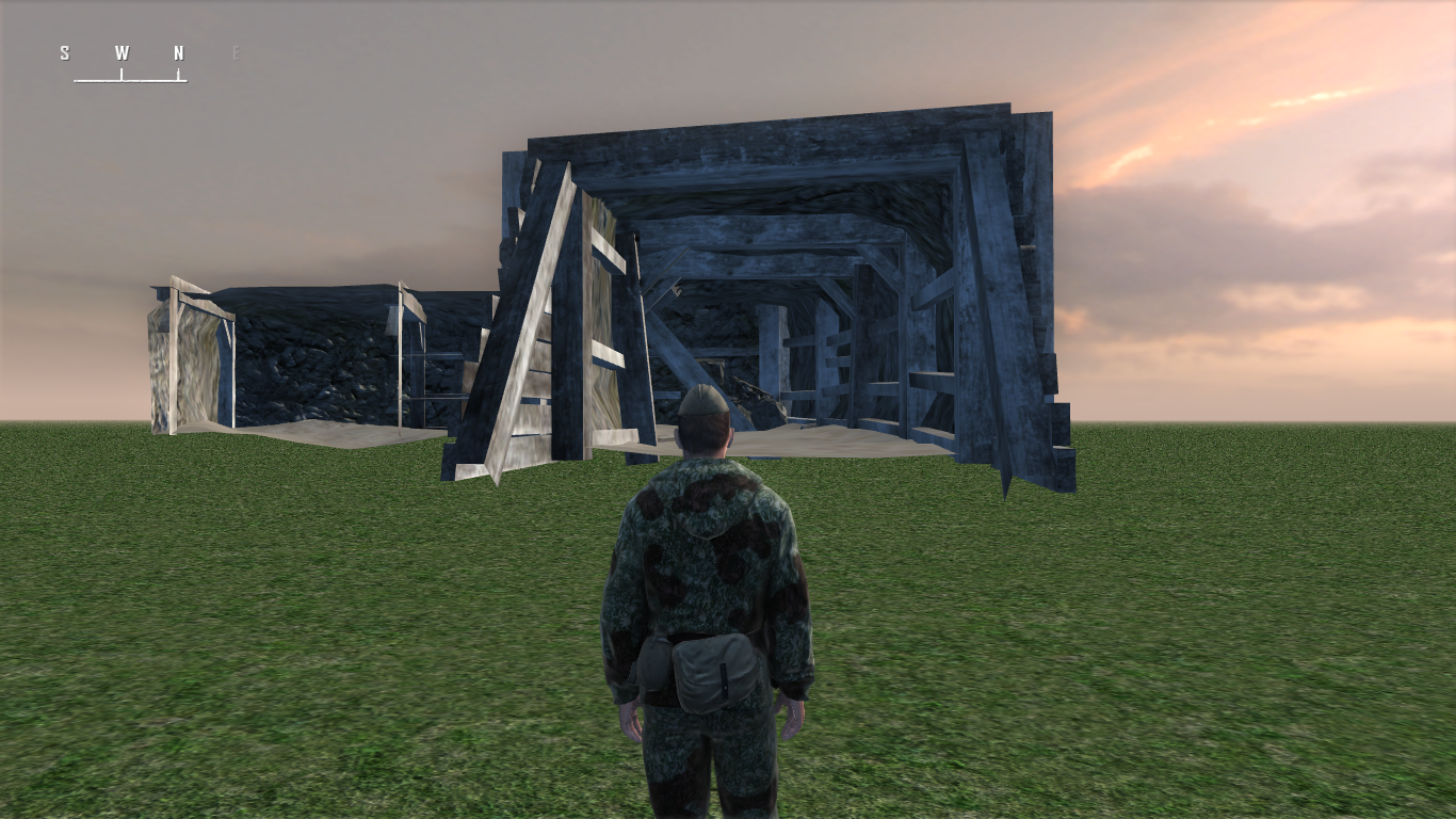 The mine entrance. The mine entrance.