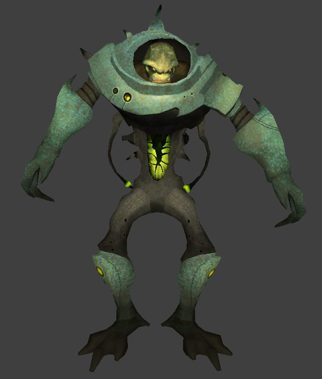 Alternate Alien Commando in an t-pose.