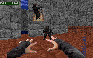 An enemy Ninja goes for a ride thanks to the first magic spell. An enemy Ninja goes for a ride thanks to the first magic spell.