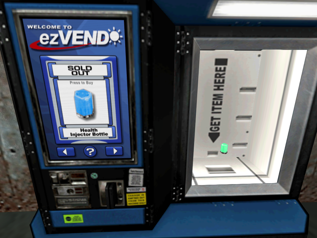 Buying an antidote vial from an ezVEND.