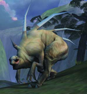 The Thorn Beasts appeared briefly in the E3 2000 trailer and occasionally in other media after that. It still appears in the Halo lore, however, and nearly appeared in Halo Wars before being cut again.