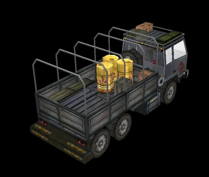 Original Cargo Truck model seen in some prerendered cutscenes. Original Cargo Truck model seen in some prerendered cutscenes.