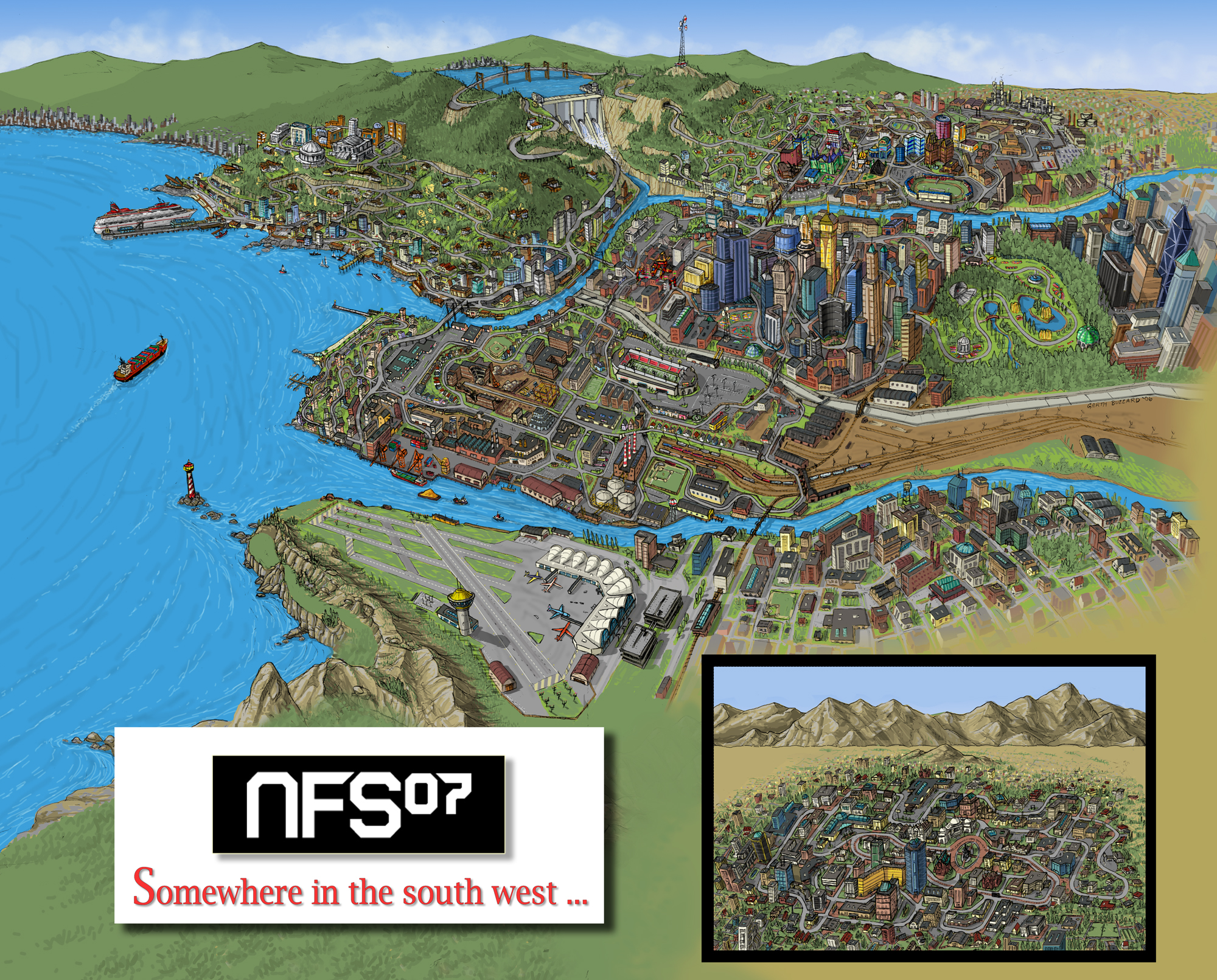 NFS: 07 Map Concept (Uploaded: February 28, 2009)