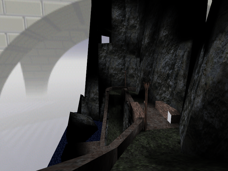 End of cliffside run. End of cliffside run.