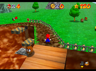SM64-FinalBOBRedCoinAboveElevatorPlatforms.png
