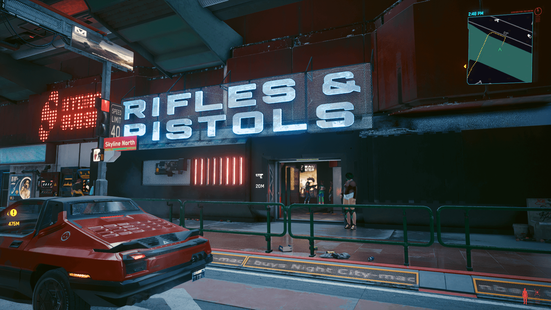 The Rifles & Pistols store in which it's located The Rifles & Pistols store in which it's located