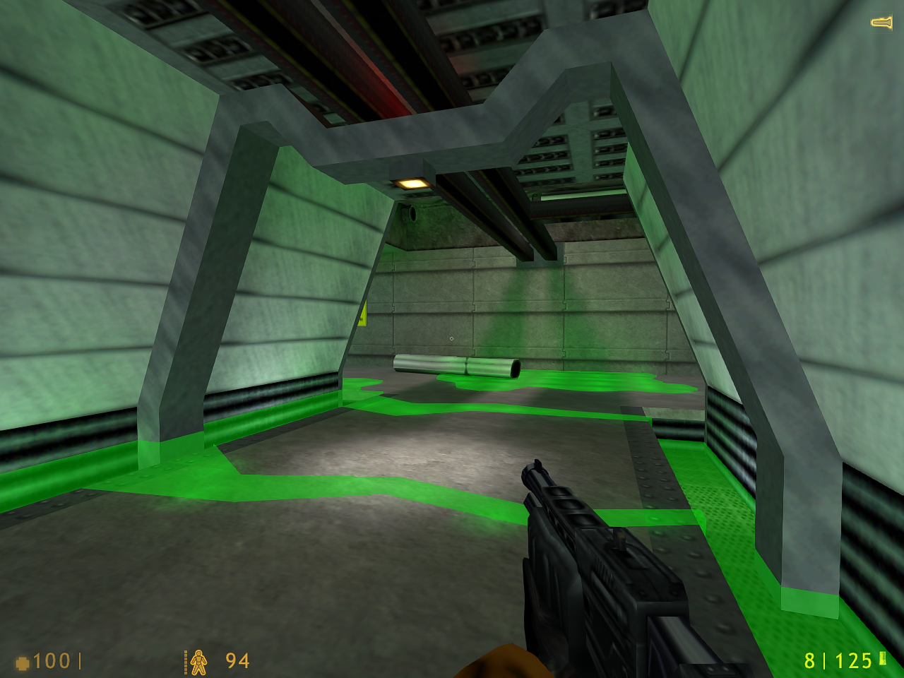 The radiation-filled room.