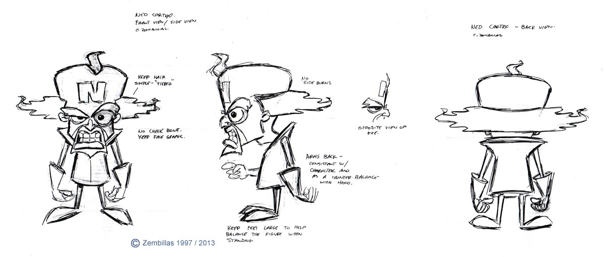 Dr. Neo Cortex reference for use by toy manufacturers. Dr. Neo Cortex reference for use by toy manufacturers.