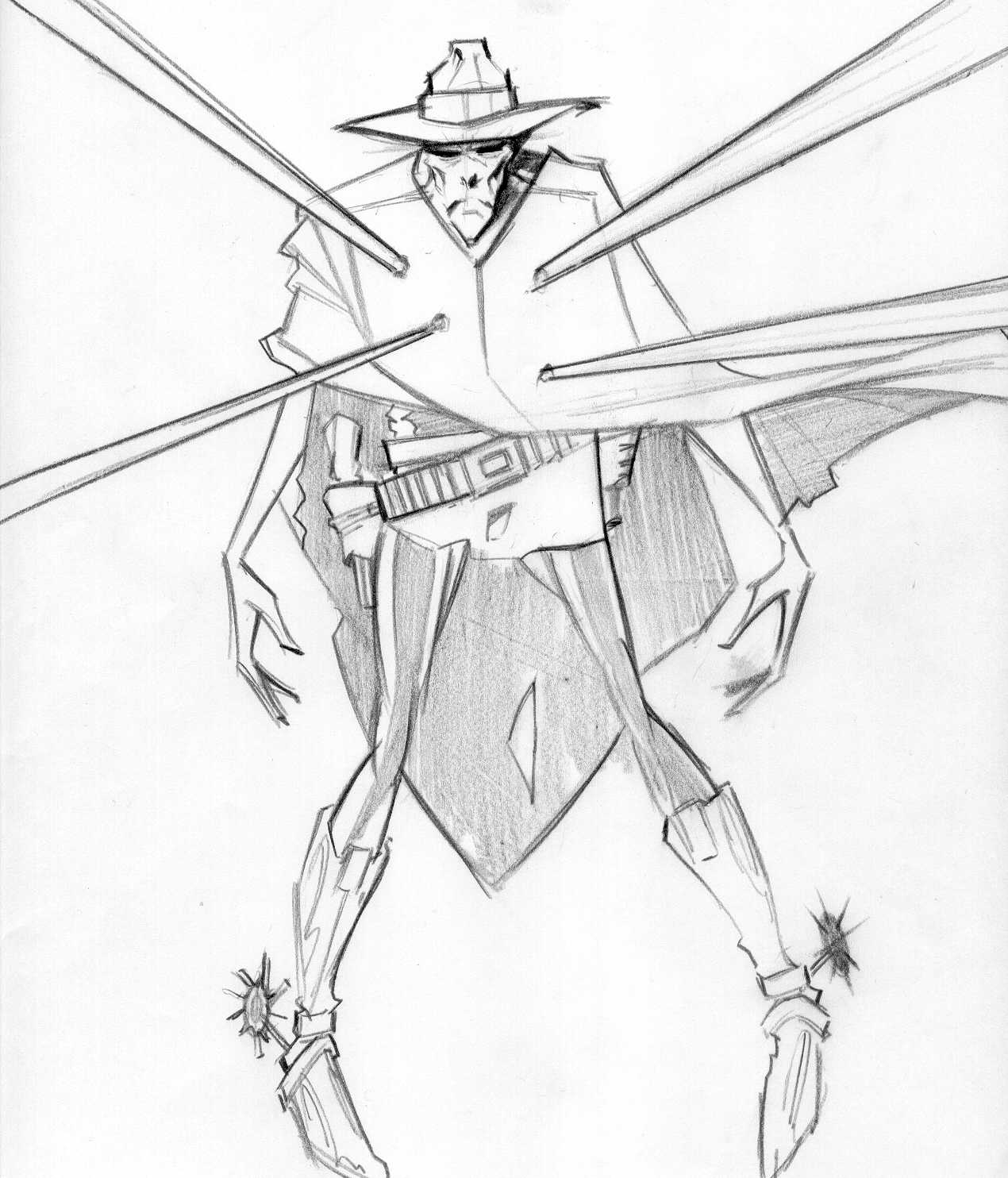 Concept art for Ghost With No Name.