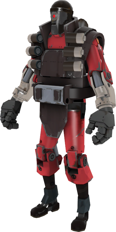RED Demoman Robot RED Demoman Robot