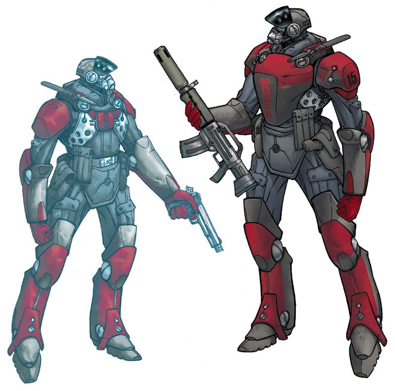 Ditto. Note that Assault Rifle doesn't have a grenade launcher and isn't a bullpup