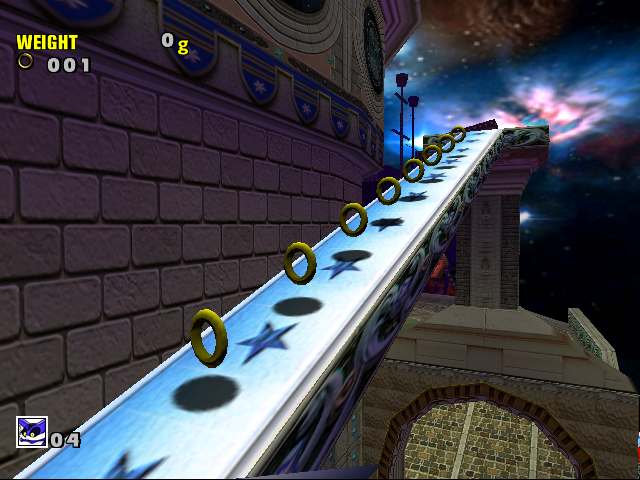 Line of Rings when playing as Big. Line of Rings when playing as Big.