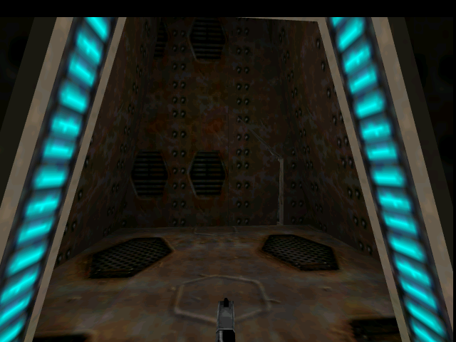 Cell with the entrance to the sewers.