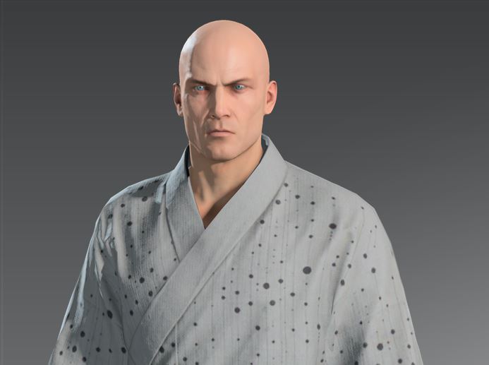 An early version of the VIP Patient suit, colored white instead of yellow