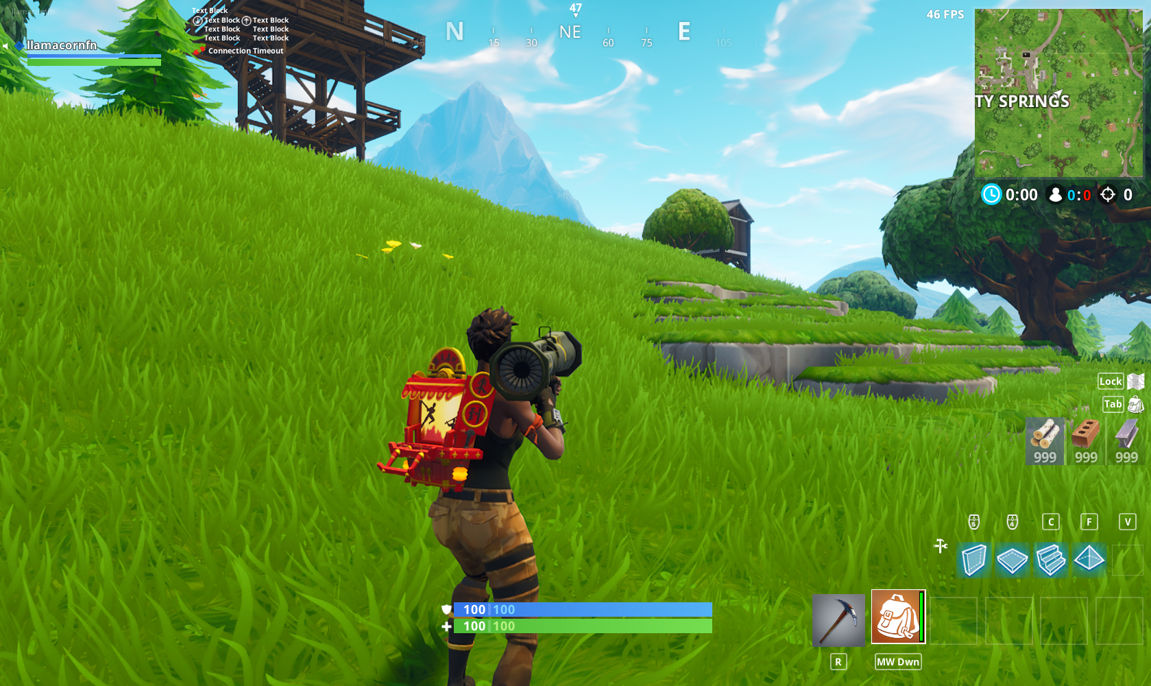 POV of Guided Missile Backpack