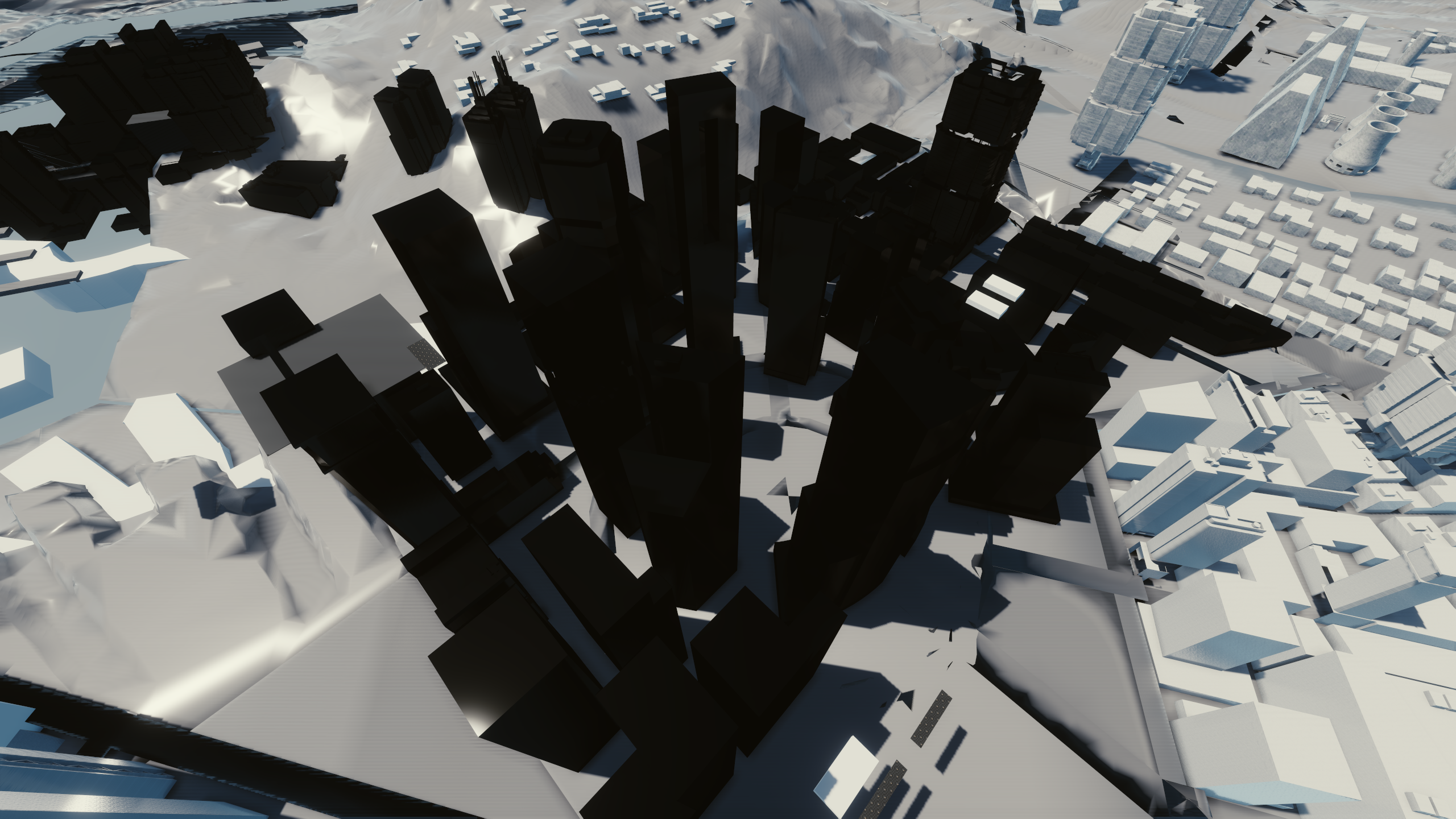Closer view of the corpo_plaza sub-district. Closer view of the corpo_plaza sub-district.