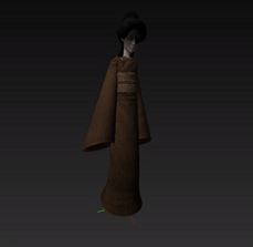 An alternate version of her defeat animation before the ending scene. An alternate version of her defeat animation before the ending scene.