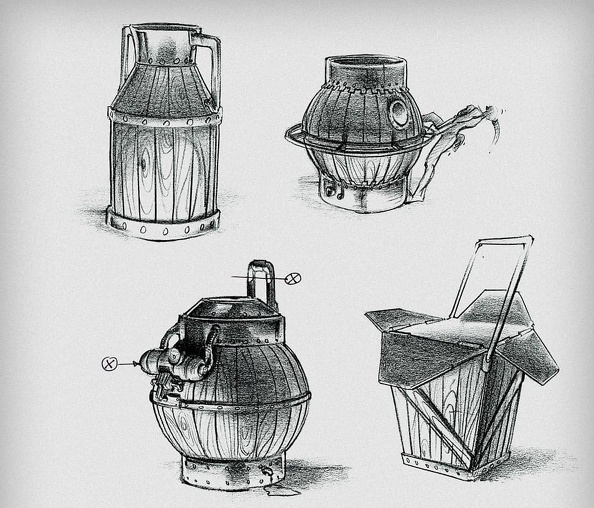 Various designs for the barrels within RuptureFarms. Various designs for the barrels within RuptureFarms.