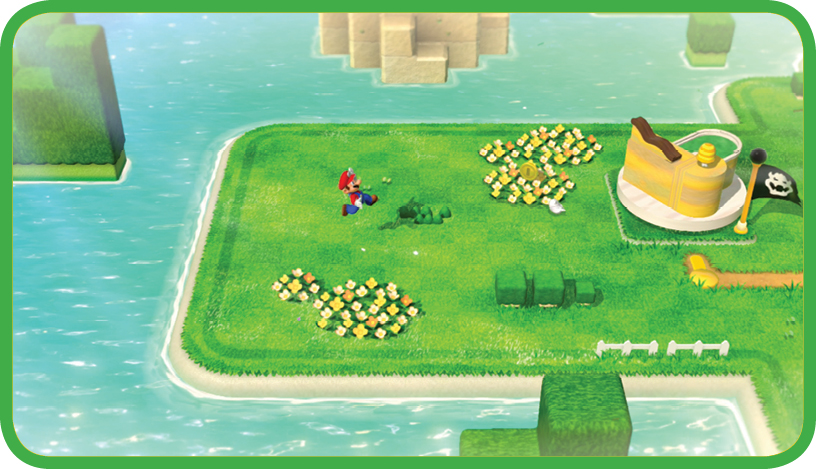 World 1 with missing UI. World 1 with missing UI.