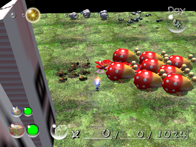 A number of enemies can be found here, like Flint Beetles, Shearwigs, Wogpoles, and falling rocks.