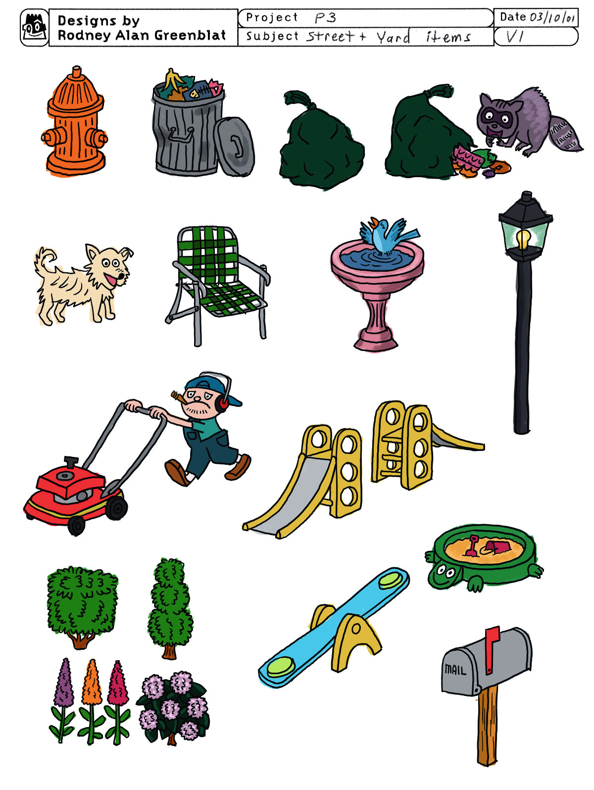 Street + Yard Props