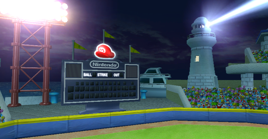 MSSBEarlyMarioStadiumNightView1.png