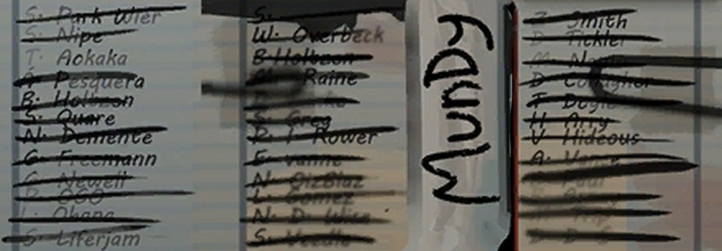 A clearer look at the names on the texture. A clearer look at the names on the texture.