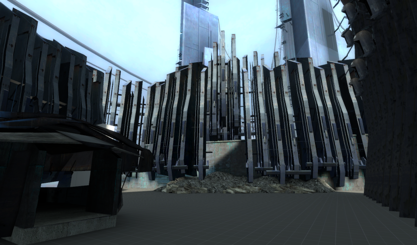 The edge of the map. The edge of the map.