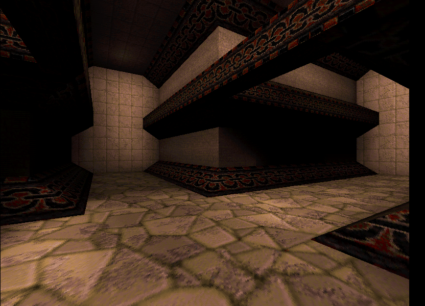 The dead ends in the left-side hallways. The dead ends in the left-side hallways.