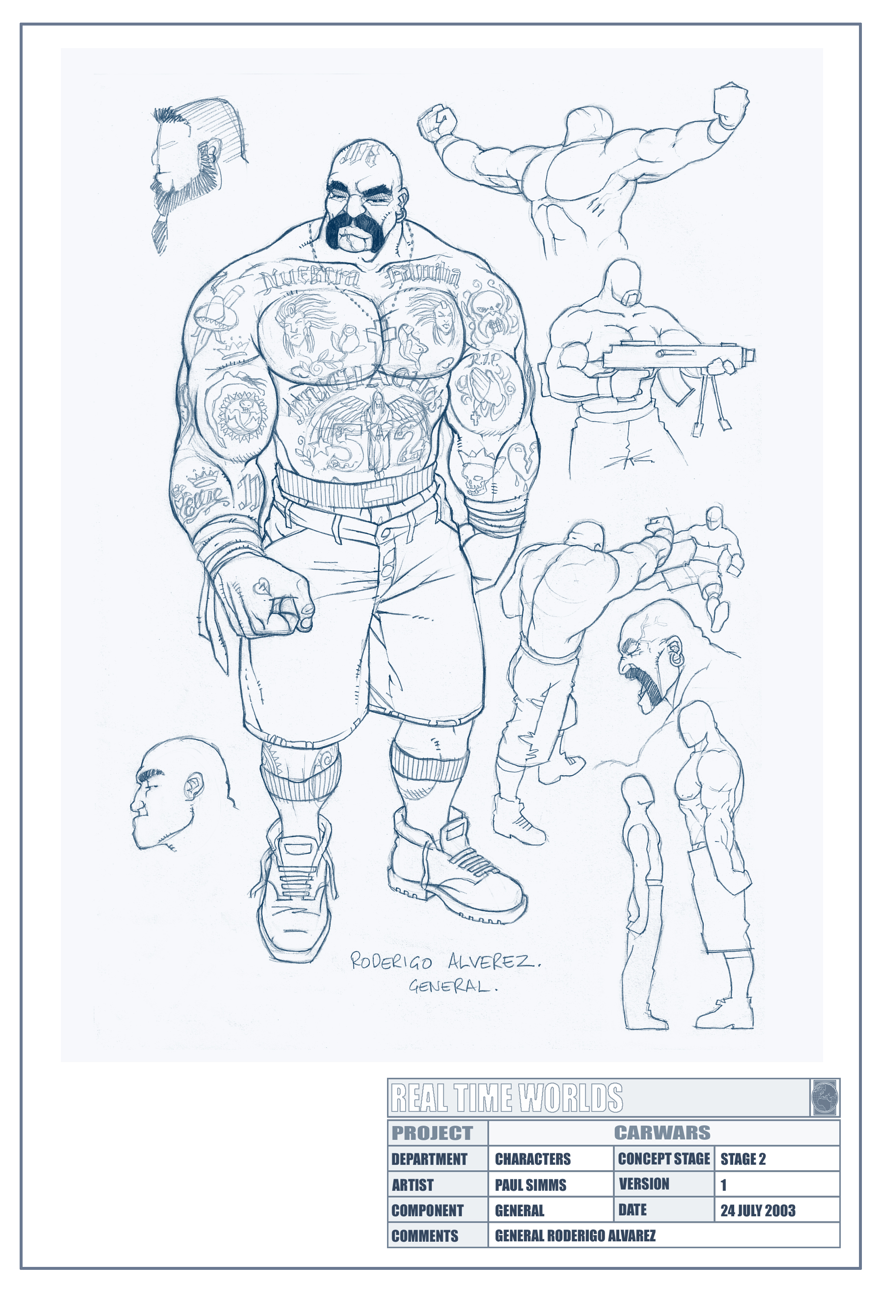 Stage 2 concept work of Roderigo Alvarez. (2004 - 2005)