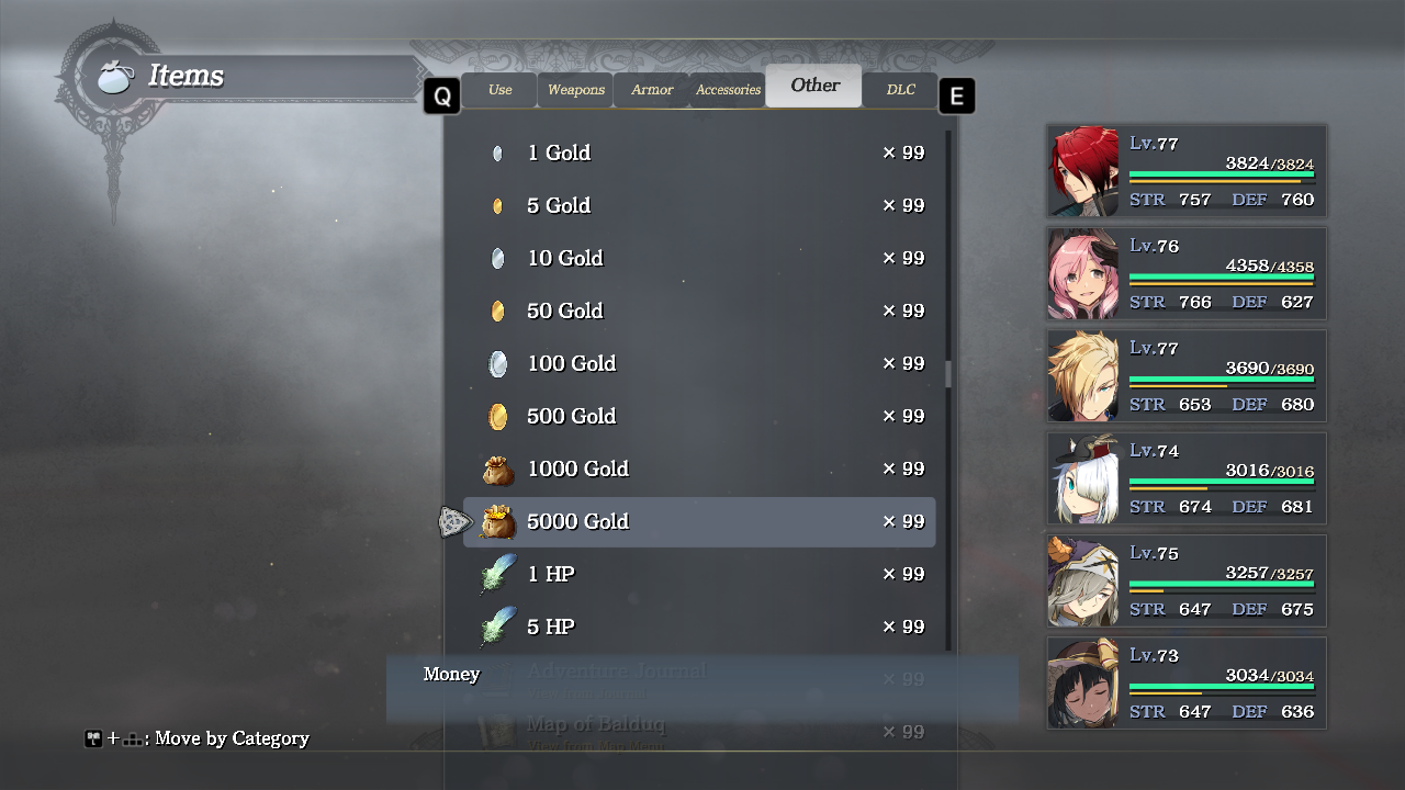 Ys_IX-PC-unusedkeyitems.png