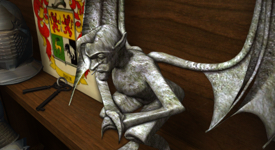 One wonders what part of Light of our Love requires creepy gargoyles. One wonders what part of Light of our Love requires creepy gargoyles.