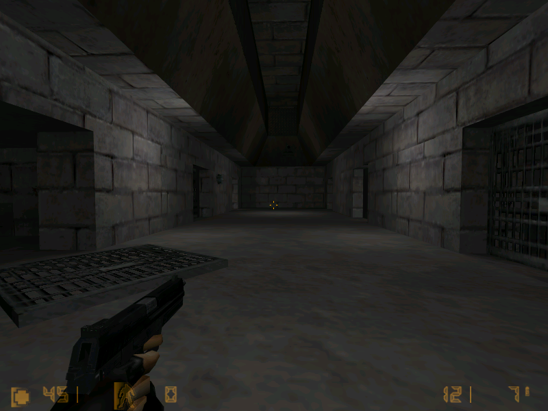 A cell block.
