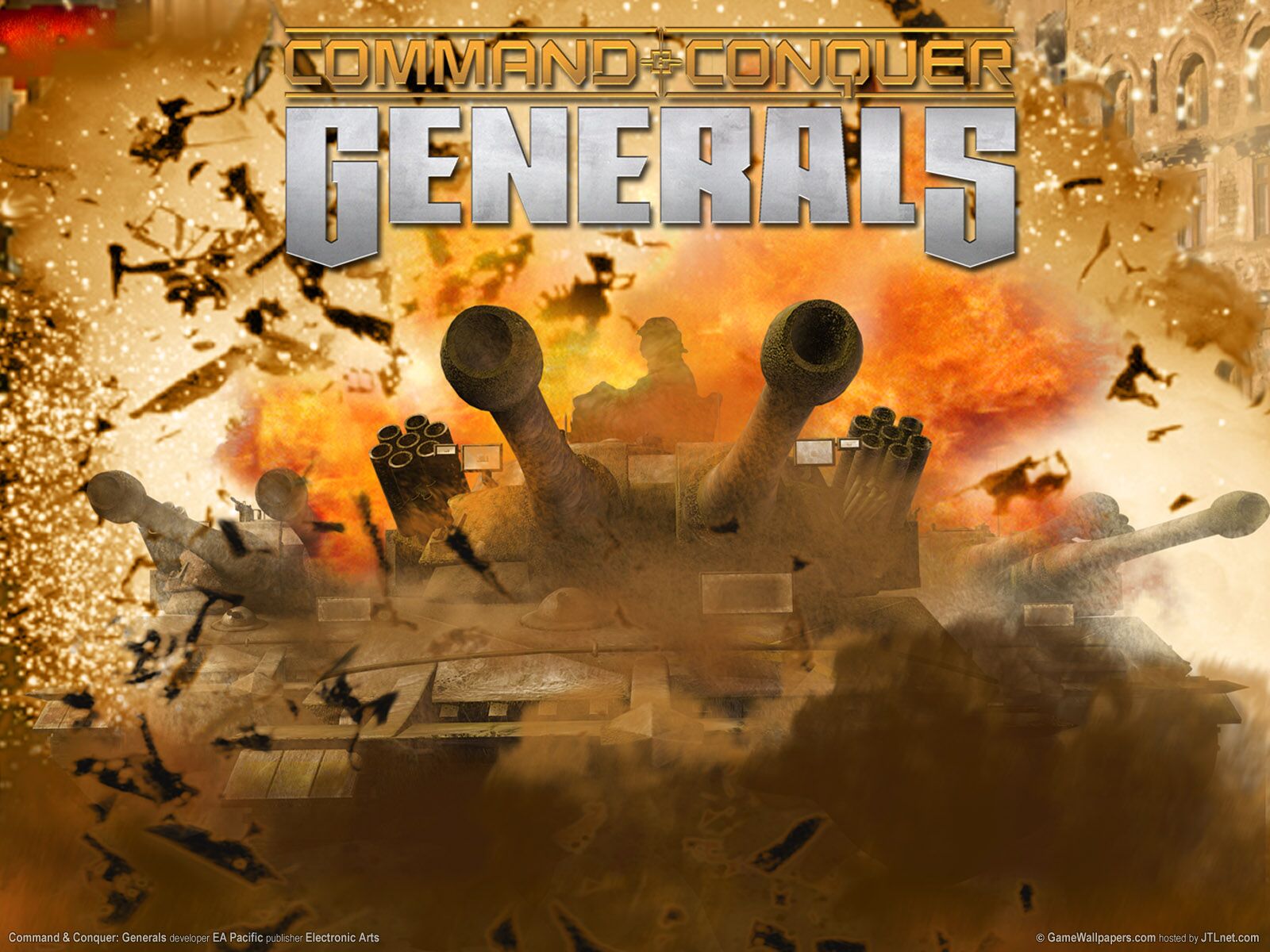 With the game logo