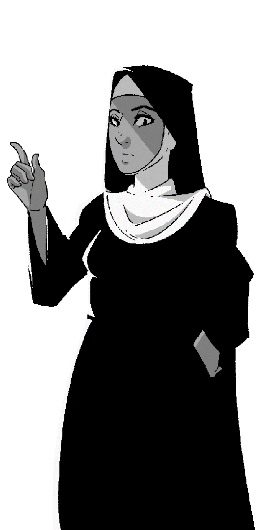 Adela_unamused (this is used as a duplicate internal name of the sprite Adela_unamused_armlower instead)
