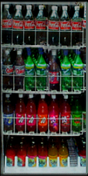Drinks shelf.