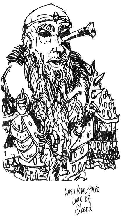 Guri Nail-Face: Lord of Skerd.