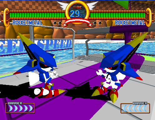 Rocket Metal in gameplay. Rocket Metal in gameplay.