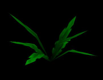 A weed used frequently in Act 1 that uses the same common weed texture in the final game.
