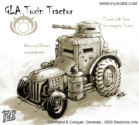 Toxin Tractor, by Phil Robb