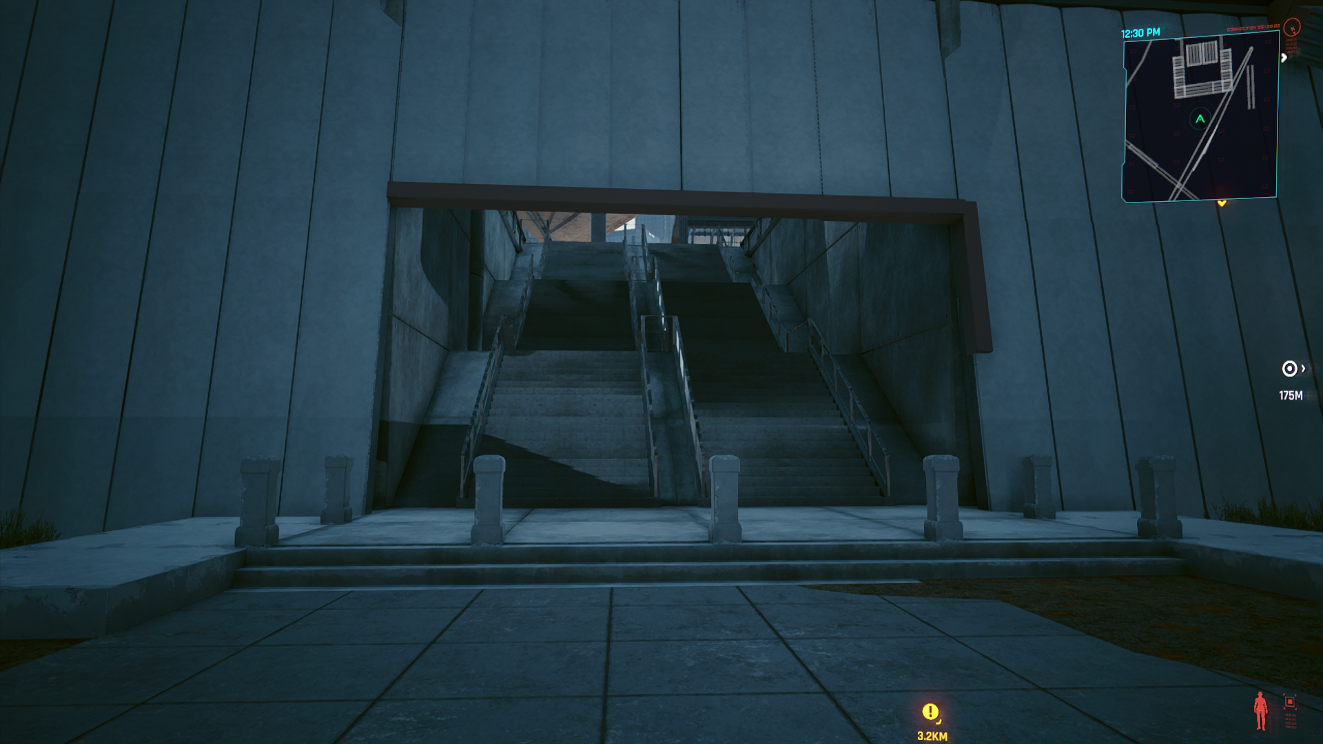 The ground floor entrance, lacking turnstiles. The ground floor entrance, lacking turnstiles.