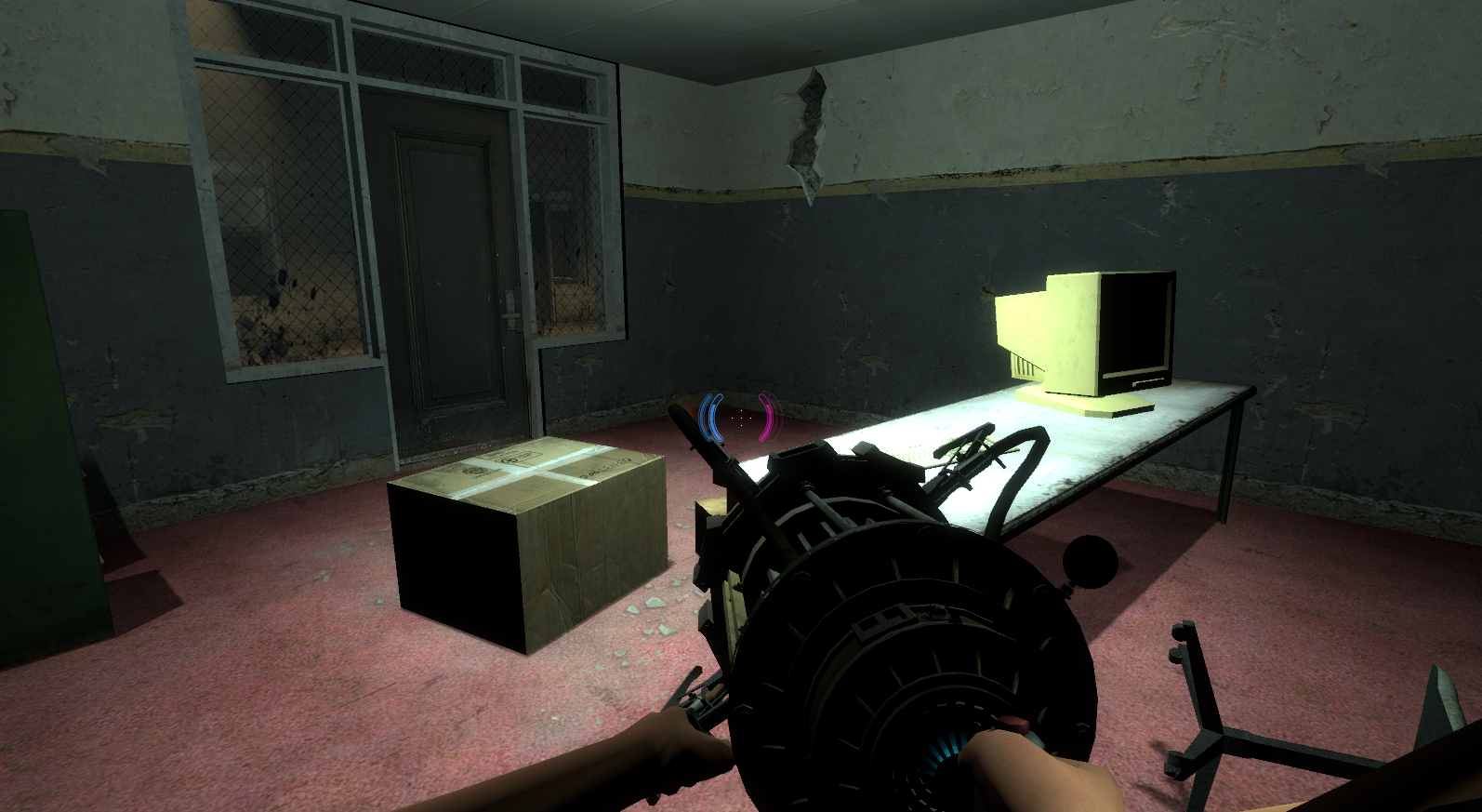 One of the inaccessible offices. One of the inaccessible offices.