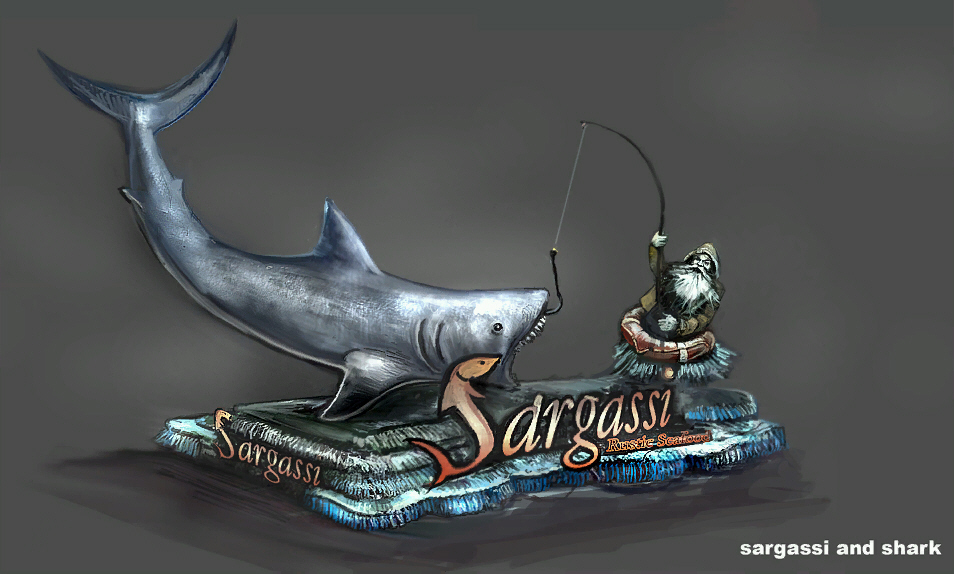 A Sargassi float. A Sargassi float.