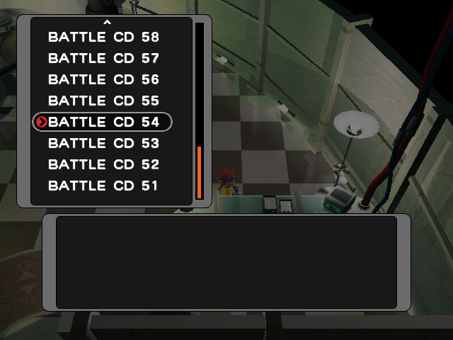 Selecting Battle CDs 51-60. Selecting Battle CDs 51-60.